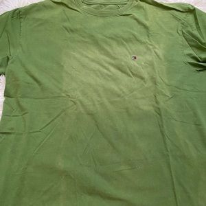Mens Green Tommy Hilfiger tee shirt
